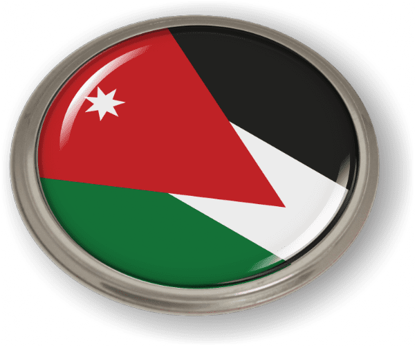 Jordan - Flag - Country Emblem
